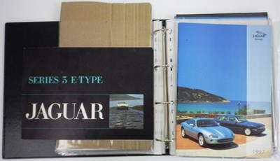 Lot 15 - Jaguar brochures