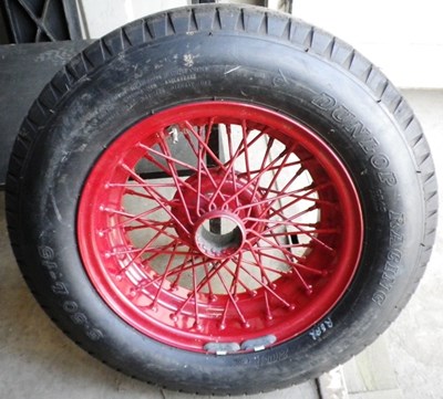 Lot 18 - AC ace competition wire wheels