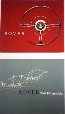 Lot 45 - Rover brochures