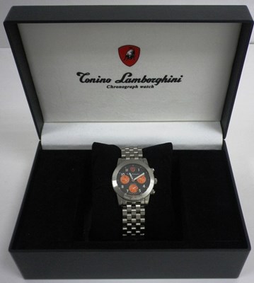 Lot 55 - Lamborghini chronograph men’s wristwatch