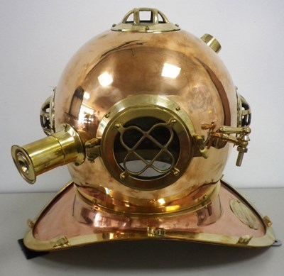 Lot 98 - Divers helmet