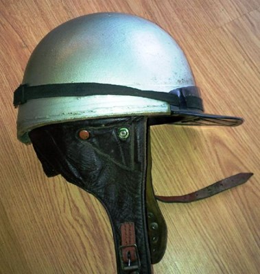 Lot 101 - Two early crash helmets