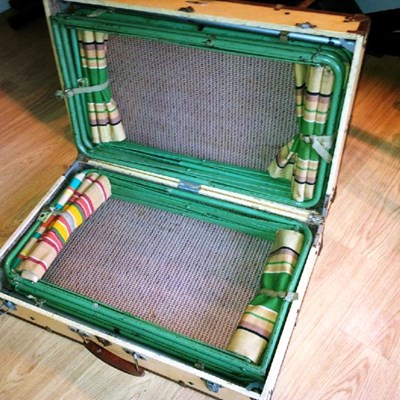 Lot 108 - Vintage travelling picnic set