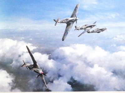 Lot 111 - Hurricane fighter planes