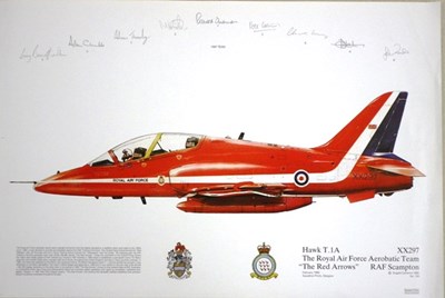 Lot 120 - Red Arrows print