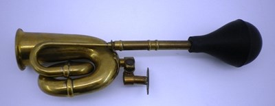 Lot 7 - Multi coiled brass car horn