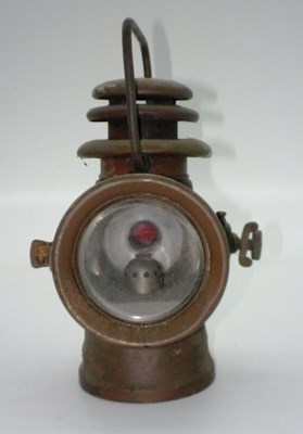 Lot 10 - Howes & Burley motor lamps