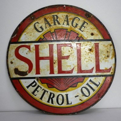 Lot 19 - Shell petrol-oil
