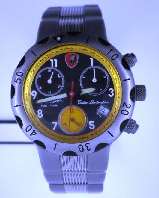 Lot 47 - Titanium lamborghini chronograph