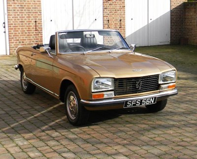 Lot 295 - 1974 Peugeot 304 Convertible