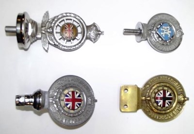 Lot 023 - Four early RAC badges