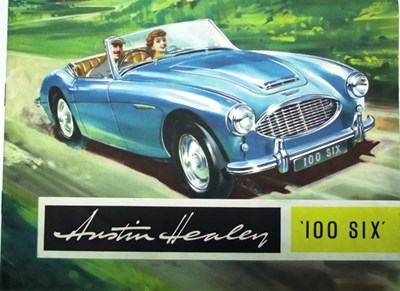 Lot 035 - Austin Healey 100 Six sales brochure