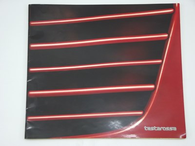 Lot 036 - 1984 Ferrari Testarossa brochure