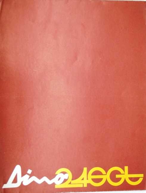 Click for high resolution Lot 39 - Ferrari Dino 246GT sales brochure