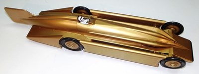 Lot 083 - Tin plate land speed record cars