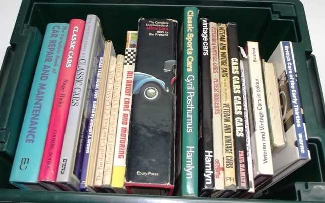 Click for high resolution Lot 44 - Hard-back motoring books