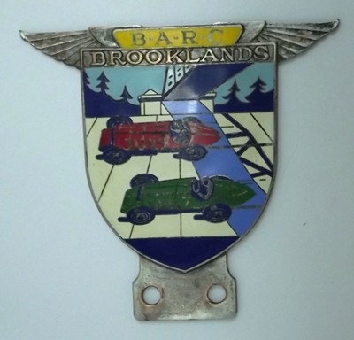 Lot 110 - B.A.R.C Brooklands badge