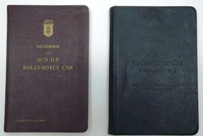 Lot 120 - Rolls-Royce handbooks