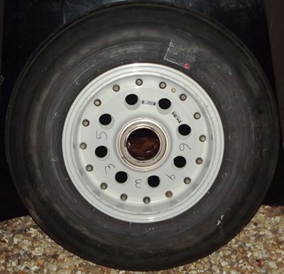 Lot 130 - Nimrod aircraft wheel and tyre