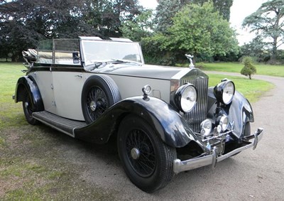 Lot 260 - 1935 Rolls-Royce 20/25 Tickford Silver Jubilee Cabriolet by Salmons