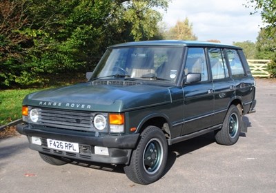 Lot 312 - 1989 Range Rover 500i by Overfinch