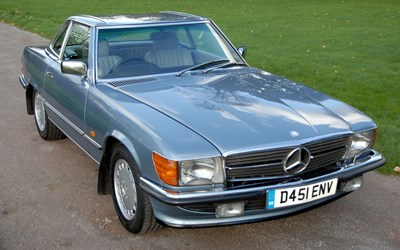 Lot 314 - 1986 Mercedes-Benz 420SL Roadster (blue)