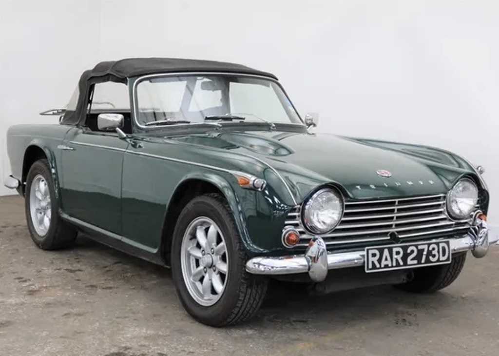 Click for high resolution Lot 155 - 1966 Triumph TR4A IRS
