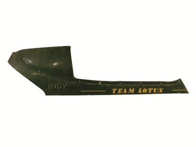 Lot 003 - Team Lotus  side section & Seat