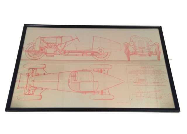 Lot 15 - CGSS Grand Sport line drawing