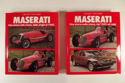 Lot 036 - Two volume set of Maserati