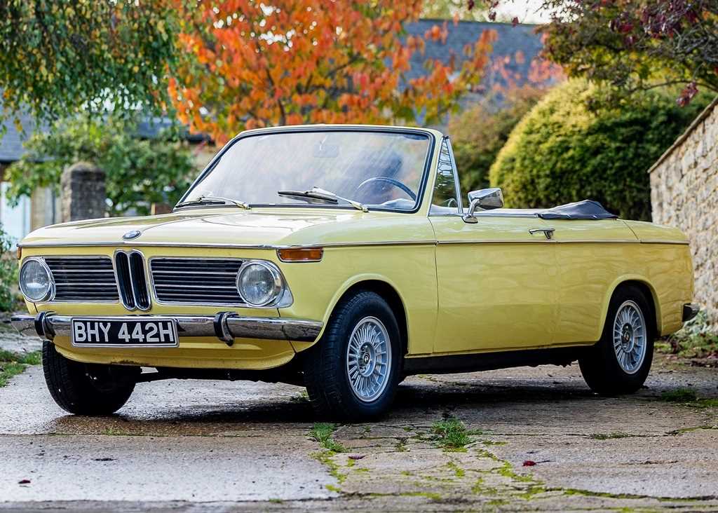 Click for high resolution Lot 152 - 1970 BMW 1600-02 Convertible