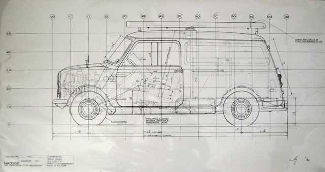 Lot 33 - Austin Engineers van line drawing