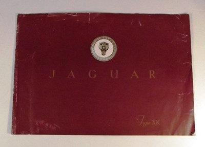 Lot 057 - Jaguar XK 120 sales brochure