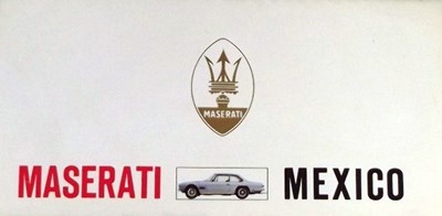 Lot 069 - Maserati brochures
