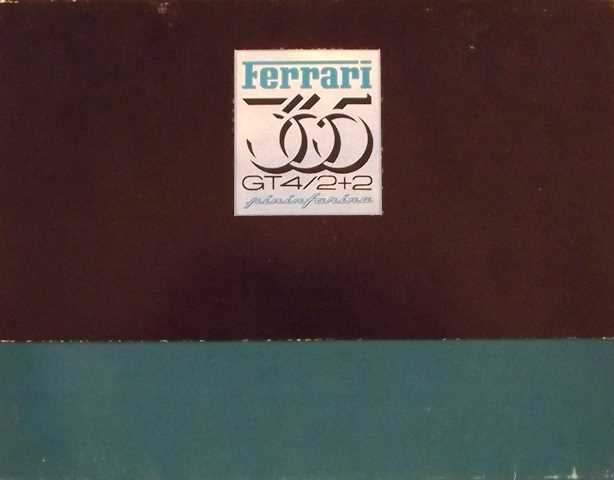 Lot 70 - Ferrari 365GT4/2+2 brochure