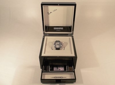 Lot 072 - Sir Stirling Moss signed chronograph