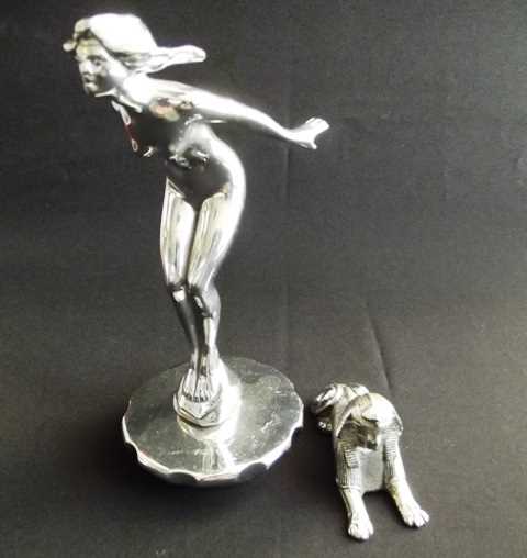 Lot 88 - Two motoring mascots