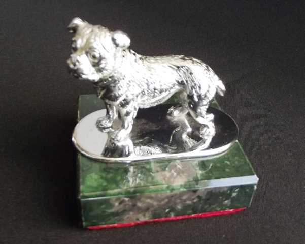 Lot 90 - Terrier type dog motor mascot