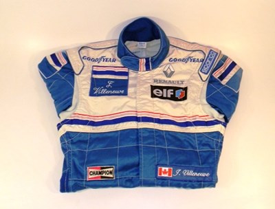 Lot 130 - Jaques Villeneuve formula 1 race suit