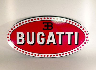 Lot 008 - Bugatti wall plaque