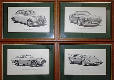 Lot 012 - Four framed prints