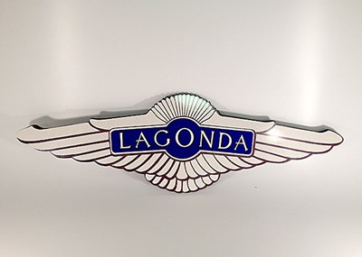 Lot 024 - Lagonda garage wall plaque