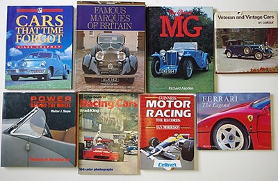 Lot 033 - Seventeen motoring books