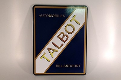 Lot 043 - Talbot wall plaque