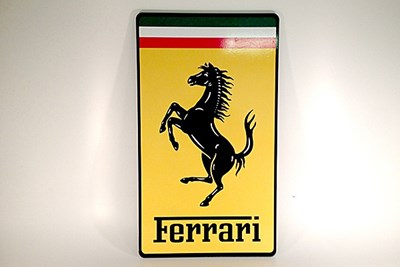 Lot 061 - Ferrari wall plaque