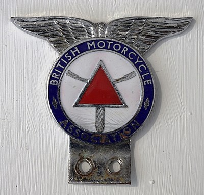 Lot 101 - Motorcycle badge