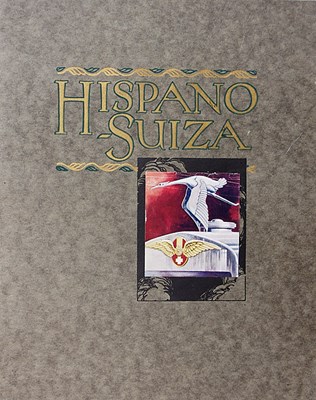 Lot 108 - Hispano Suiza range brochure