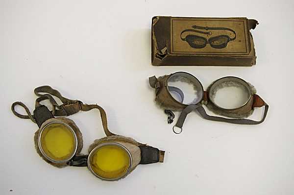 Lot 112 - Motoring goggles