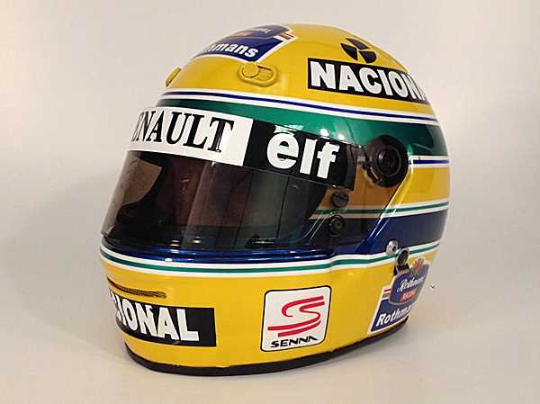 Lot 115 - Ayrton Senna F1 crash helmet