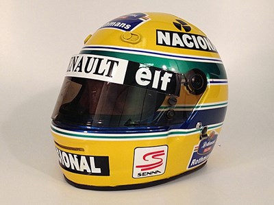 Lot 115 - Ayrton Senna F1 crash helmet